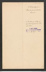 k.k. naturhistorisches Hofmuseum, Intendanzakten 1885-1896 (Hauer), Aktenzahl Z.490/1890, Seite 4